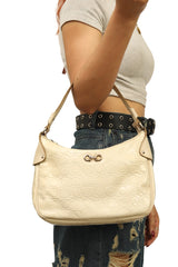 Salvatore Ferragamo Leather Hobo Shoulder Bag