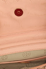 Tory Burch Peach Perforated Sling Bag
