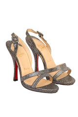 Christian Louboutin EU 36 Glitter Disco Loubi Queen Heels