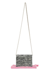 Jimmy Choo Zebra Candy Clutch Bag