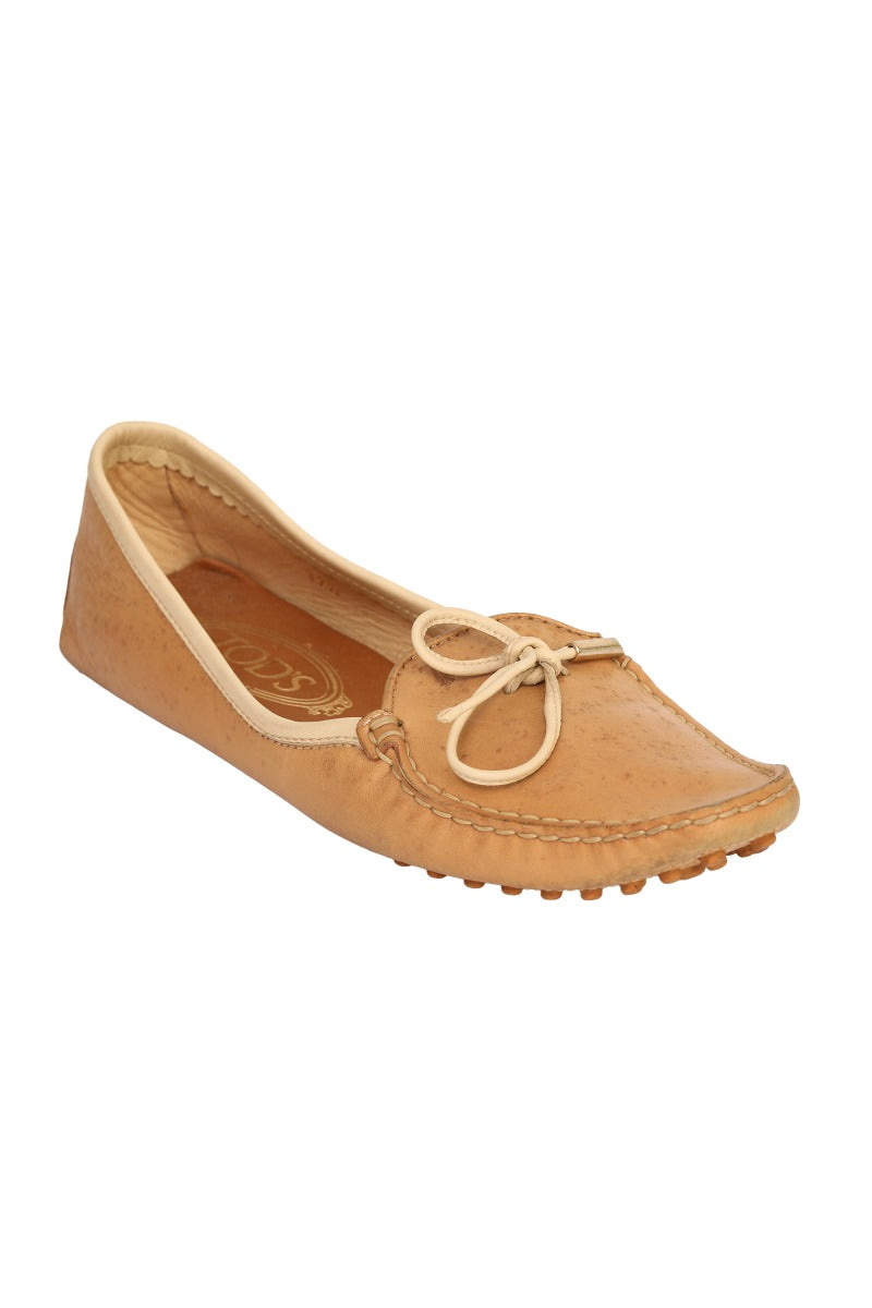Tod'S EU 37.5 Beige Loafers