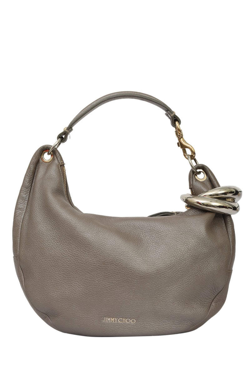 Jimmy Choo Metallic Sky Bangle Hobo Bag