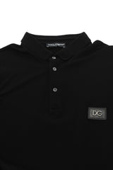 Dolce & Gabbana Size L Logo Black T Shirt