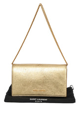 Saint Laurent Metallic Calfskin Shoulder Bag
