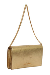 Saint Laurent Metallic Calfskin Shoulder Bag