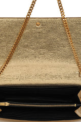 Saint Laurent Metallic Calfskin Shoulder Bag