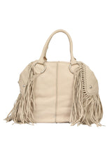 Tod'S Fringe Leather Tote Bag