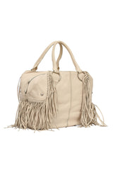 Tod'S Fringe Leather Tote Bag