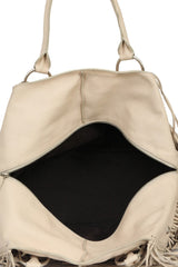 Tod'S Fringe Leather Tote Bag