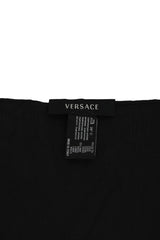 Versace Black Patterned Scarf