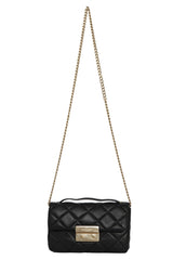 Mchael Kors Small Sloan Black Quilted Leather Sling Bag