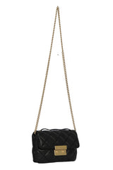 Mchael Kors Small Sloan Black Quilted Leather Sling Bag