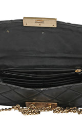 Mchael Kors Small Sloan Black Quilted Leather Sling Bag