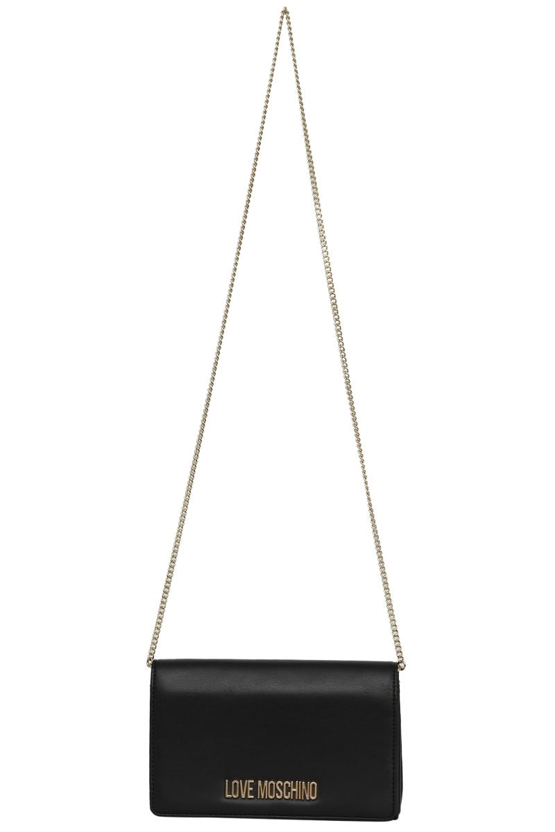 Love Moschino Logo Leather Cross Body Bag