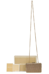Michael Kors Gold Slimmer Clutch Chain Sling Bag