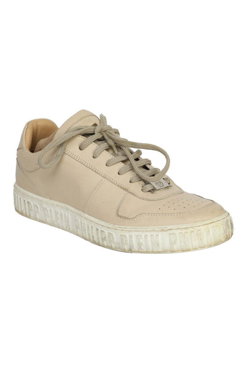 Philipp Plein EU 38 Beige Lace Shoes