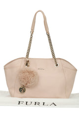 Furla Peach Julia Tote Bag
