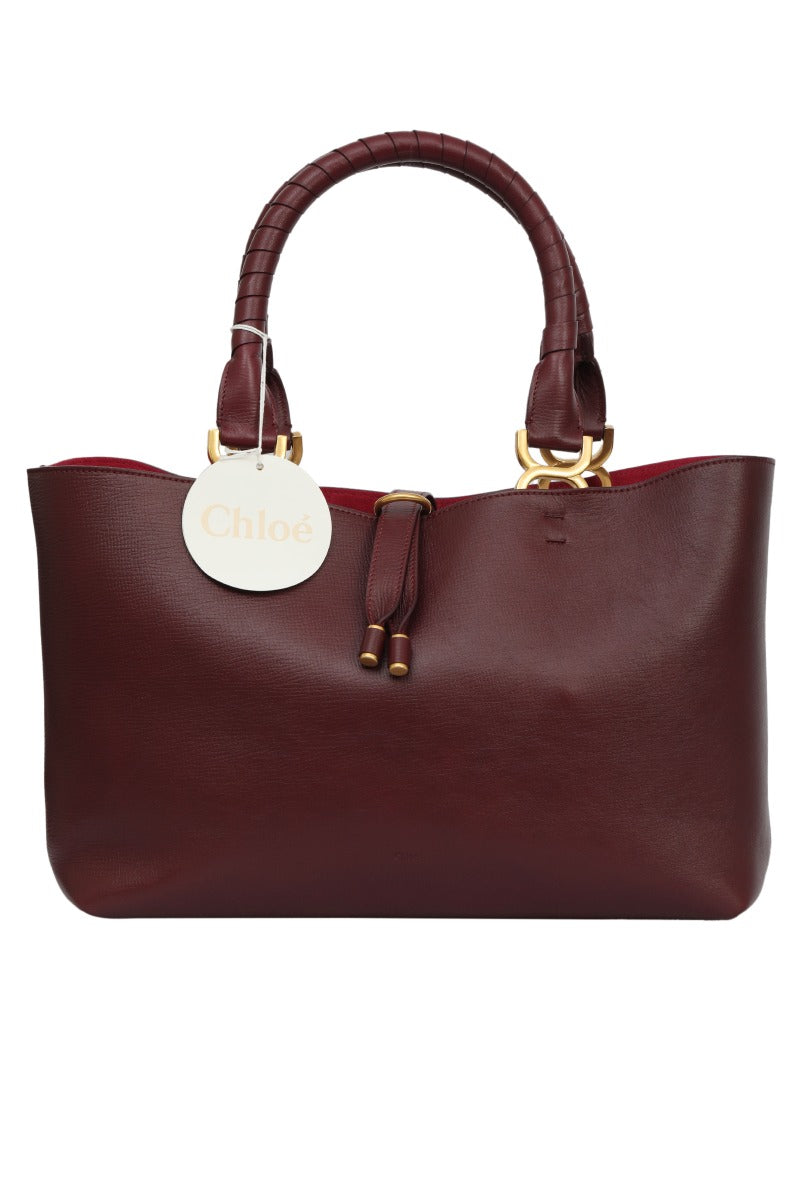Chloe Marcie Leather Tote Bag