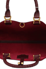 Chloe Marcie Leather Tote Bag