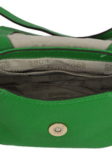 Michael Kors Green Leather Sling Bag