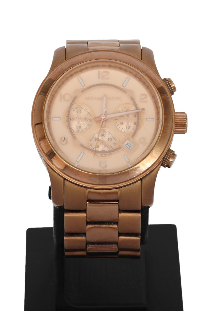 Michael Kors 35 Mm Runway Rosegold Watch