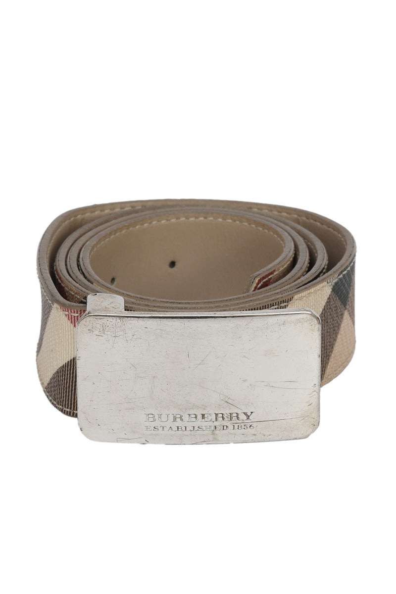 Burberry 40 Inches/100 Cms Checks Belt