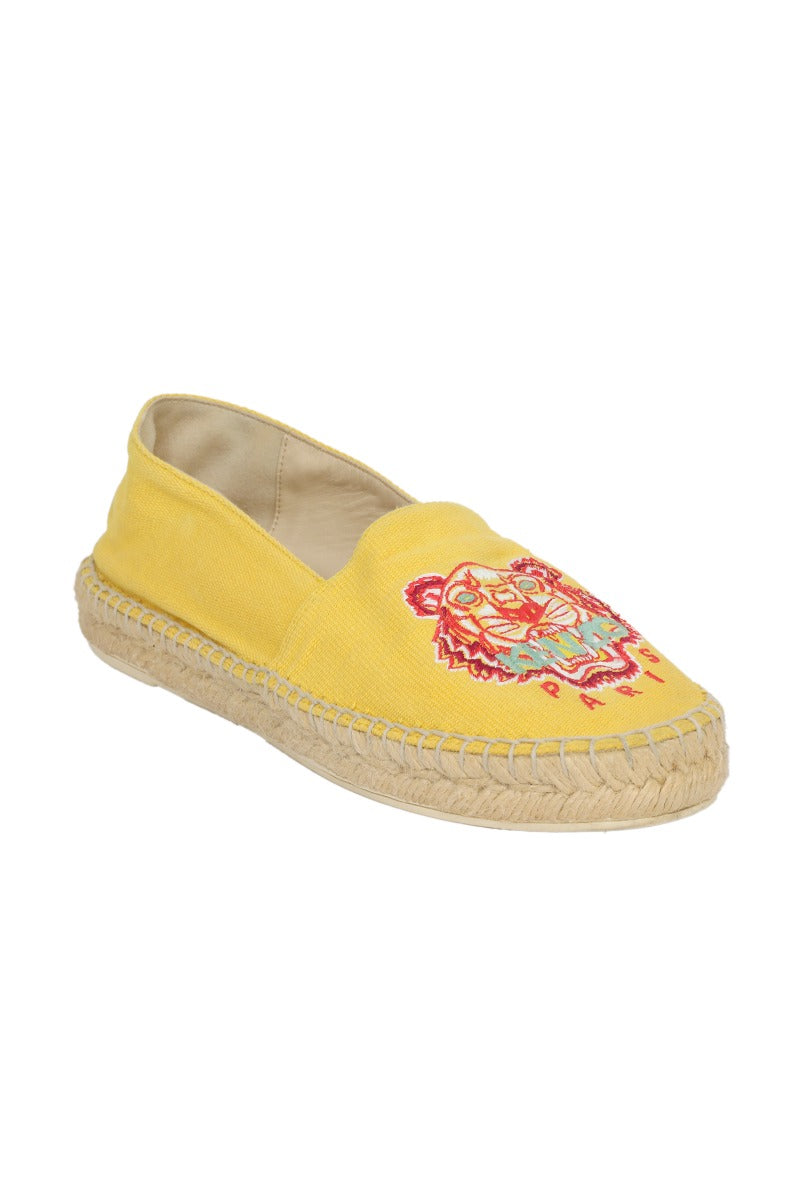 Kenzo EU 38 Yellow Tiger Espadrilles