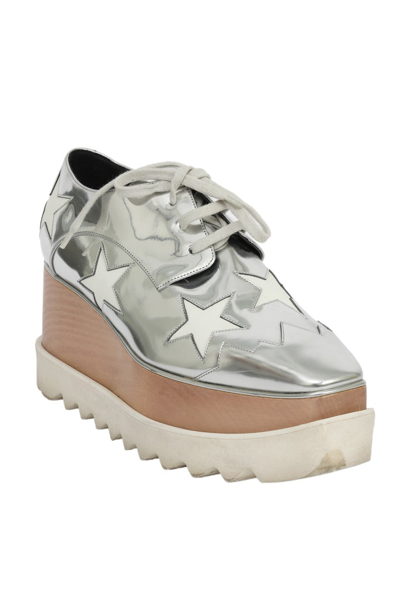 Stella Mc Cartney EU 39 Elyse Stars Platform Sneakers