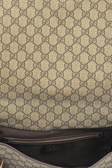 Gucci Beige/Ebony Gg Supreme Web Messenger Bag