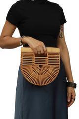 Cult Gaia Bamboo Ark Top Handle Bag