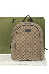 Gucci Gg Supreme Canvas Leather Backpack