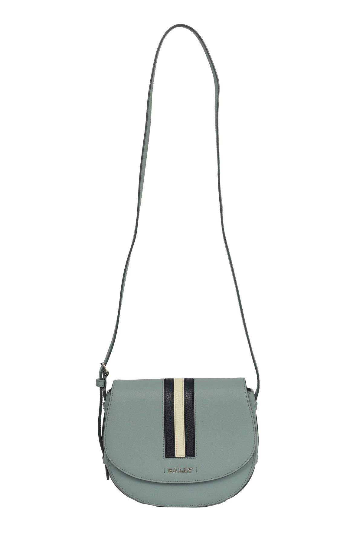 Bally Logo Blue Crossbody Bag