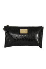 Michael Kors Monogram Patent Leather Pouch