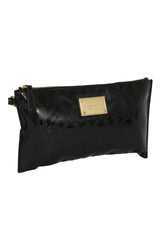 Michael Kors Monogram Patent Leather Pouch