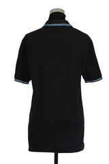 Prada Size L Navy Blue Men'S Polo T-Shirt