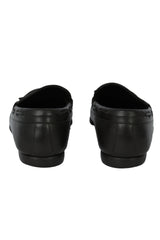 Bottega Veneta 40.5 Black Intercciato Men'S Leather Loafers