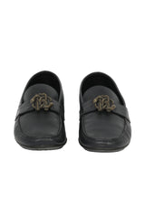 Roberto Cavalli EU 43 Logo Black Loafers