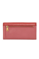Miu Miu Madras Bicolor Flap Fuoco Bruyere Wallet