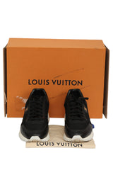Louis Vuitton EU 41 Black Leather Run Away Low Top Sneakers 