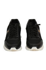 Louis Vuitton EU 41 Black Leather Run Away Low Top Sneakers 