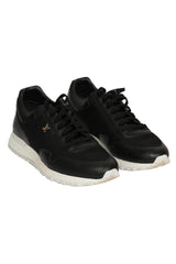 Louis Vuitton EU 41 Black Leather Run Away Low Top Sneakers 
