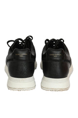 Louis Vuitton EU 41 Black Leather Run Away Low Top Sneakers 