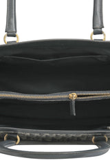 Christian Dior Oblique Navy Blue Trotter Double Pocket Tote Bag
