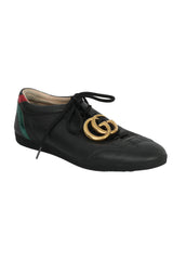 Gucci Size 7 Gg Logo Low Web Top Trainers