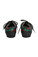 Gucci Size 7 Gg Logo Low Web Top Trainers