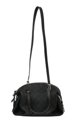 Louis Vuitton Aster Black Leather Mahina Monogram Hand Bag