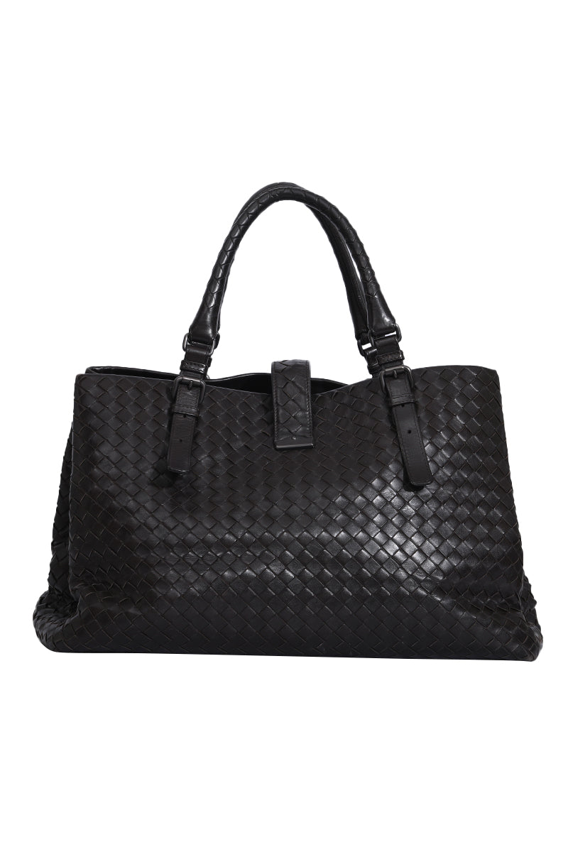 Bottega Veneta Nappa Intrecciato Large Roma Tote 