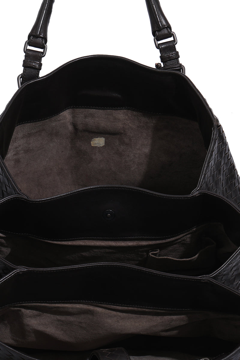 Bottega Veneta Nappa Intrecciato Large Roma Tote 