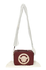 Balmain Gold Plaque Logo Handbag 