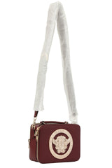 Balmain Gold Plaque Logo Handbag 